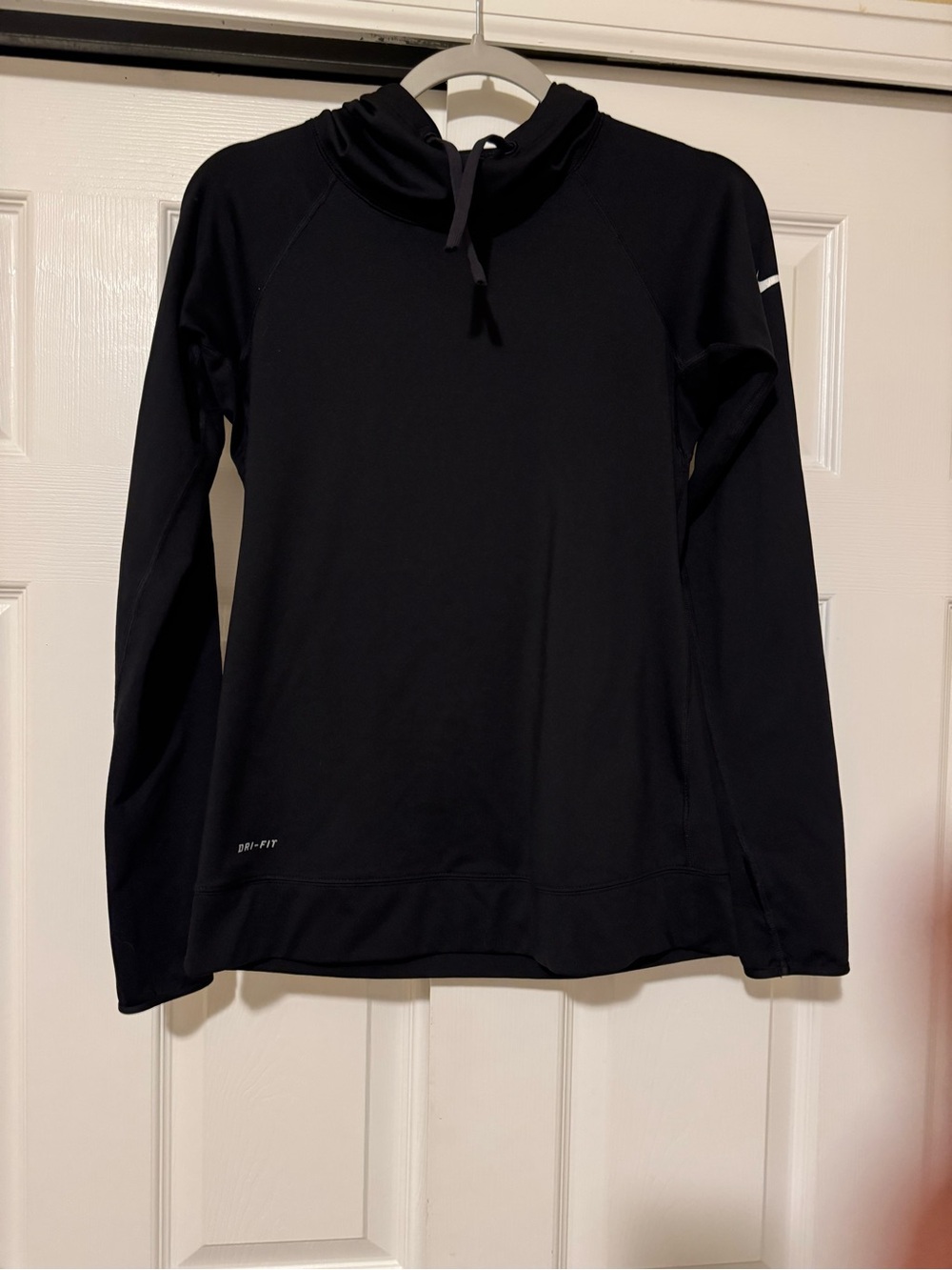 Nike Black Women's Dri-FIT Cowl Neck Pullover